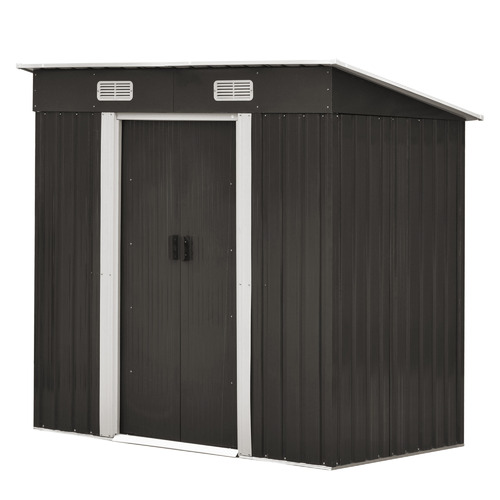 Edison Galvanise Steel Outdoor Storage Shed