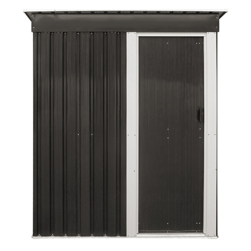 Dark Grey Edison Outdoor Storage Shed