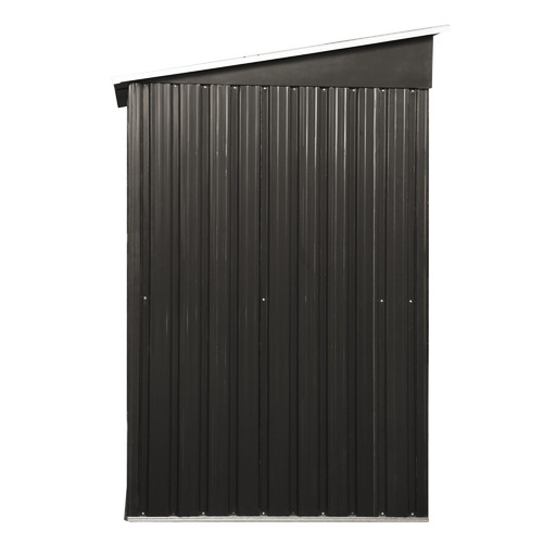 Edison Galvanise Steel Outdoor Storage Shed with Base