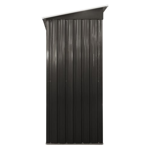 Dark Grey Edison Outdoor Storage Shed