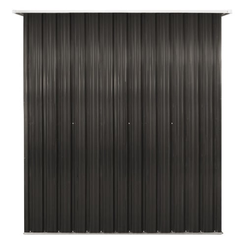 Dark Grey Edison Outdoor Storage Shed