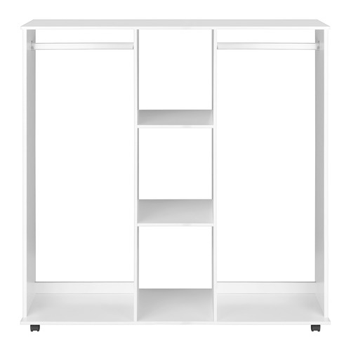 White Billy Open Wardrobe