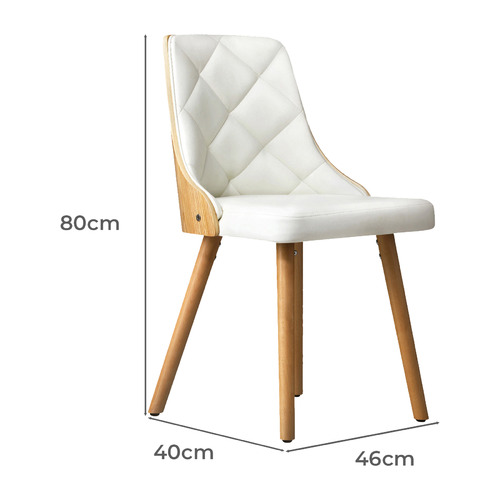 Aldan Faux Leather Dining Chairs