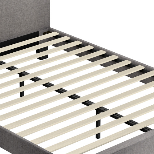 Lambeau Linen Bed Frame with LED