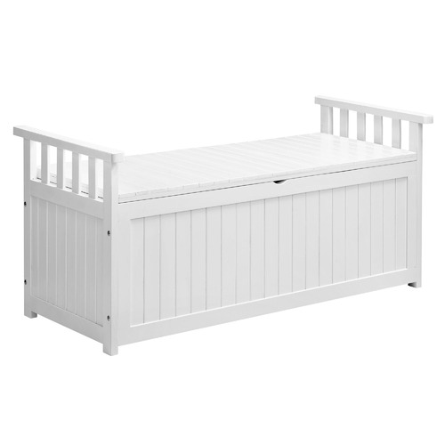Levi Outdoor Storage Bench Temple & ster