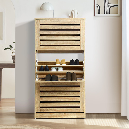 LivingFusion Rizio Shoe Cabinet | Temple & Webster