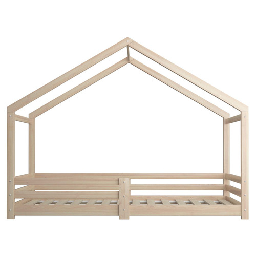 LivingFusion Kids' Yumi Pine Wood House Bed Single | Temple & Webster