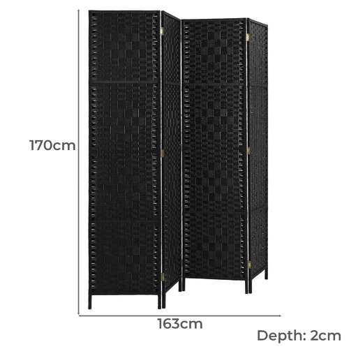4 Panel Shyla Pine Wood Room Divider