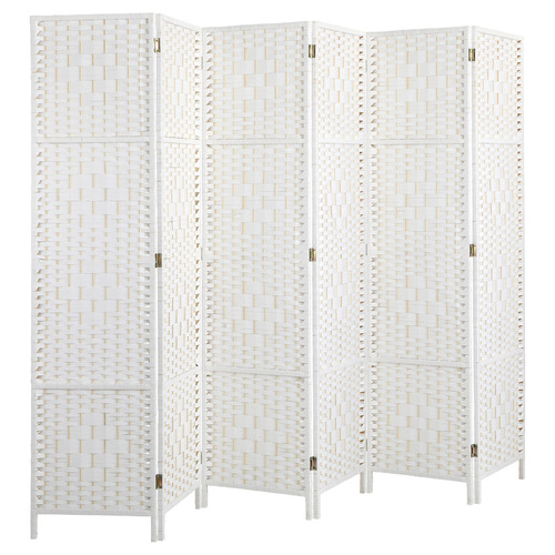 6 Panel Shyla Pine Wood Room Divider