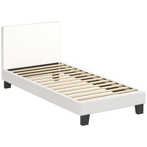 Demetrius Boucle Bed Frame