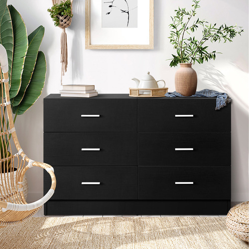 LivingFusion Asteria 6 Drawer Chest | Temple & Webster