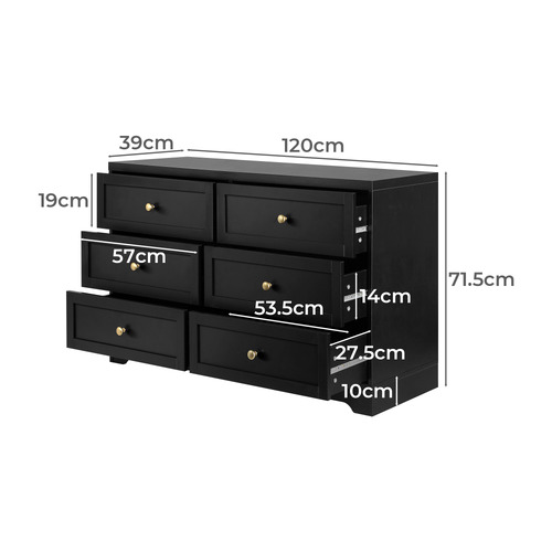 Acrion 6 Drawer Chest