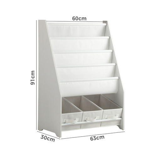 LivingFusion Kids' Artemis Bookshelf Temple & ster