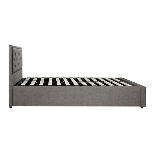 Grey Audrey Gas Lift Storage Bed Frame