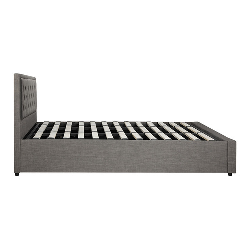 Grey Audrey Gas Lift Storage Bed Frame