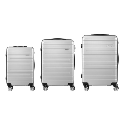 LivingFusion 3 Piece Dryden Lightweight Suitcase Set Temple & ster