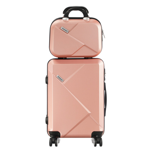 LivingFusion 2 Piece Dryden Lightweight Suitcase Set Temple & ster