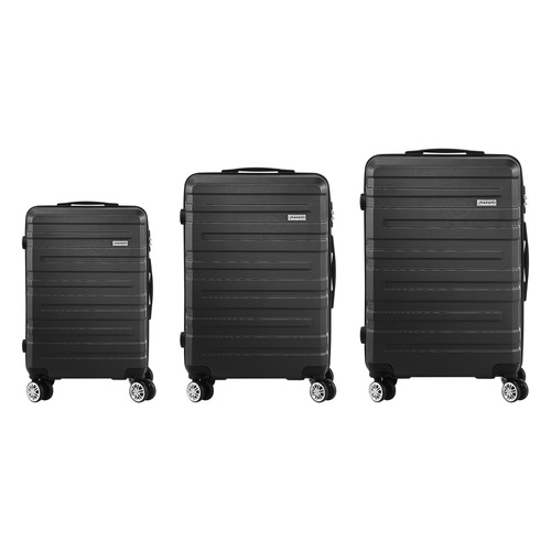 LivingFusion 3 Piece Dryden Lightweight Suitcase Set Temple & ster