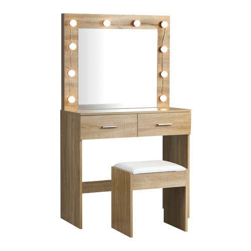 2 Piece Millicent Dressing Table & Stool Set