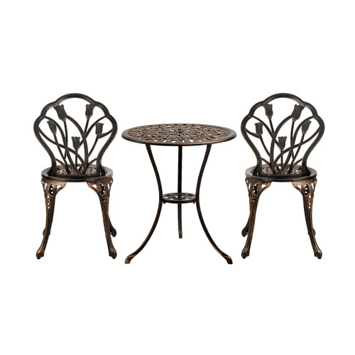3 Piece Lauren Outdoor Table & Chair Set