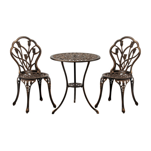 3 Piece Lauren Outdoor Table & Chair Set