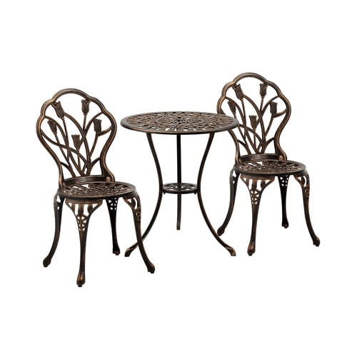 3 Piece Lauren Outdoor Table & Chair Set
