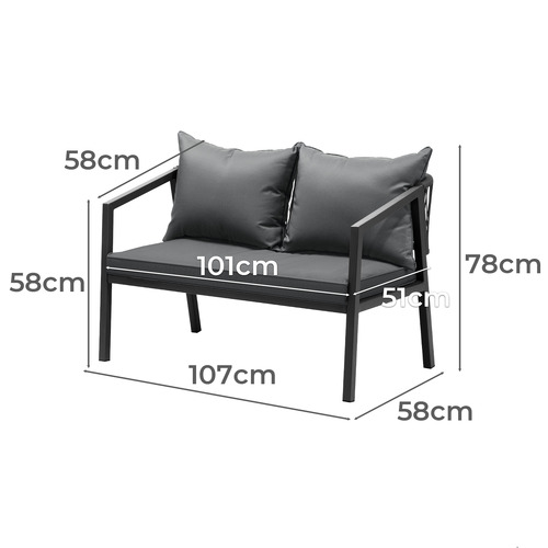 4 Seater Chiara Outdoor Lounge Set