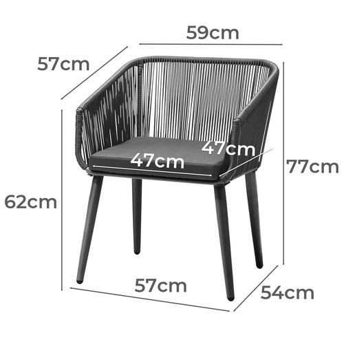 2 Seater Francesca Outdoor Lounge Set