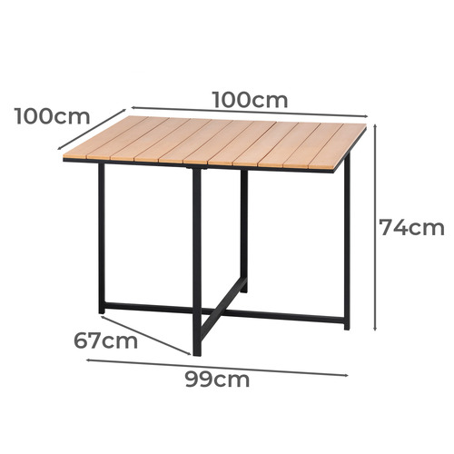 4 Seater Allegra Outdoor Dining Table & Chair Set
