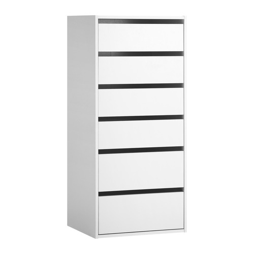 LivingFusion Cassandra 6 Drawer Wardrobe