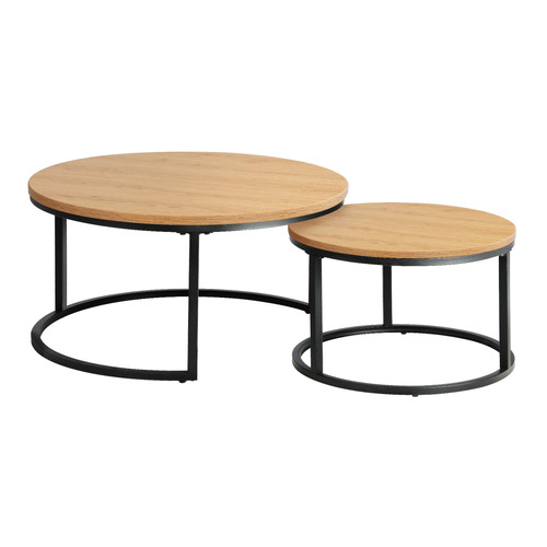 2 Piece Leonid Nesting Coffee Table Set