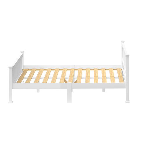 LivingFusion Clara Pine Wood Bed Frame | Temple & Webster
