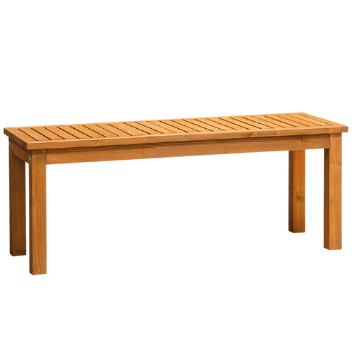 Lilia Fir Wood Garden Bench