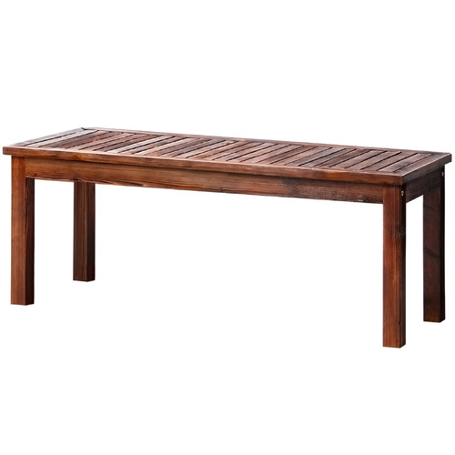Lilia Fir Wood Garden Bench