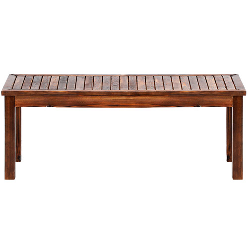 Lilia Fir Wood Garden Bench