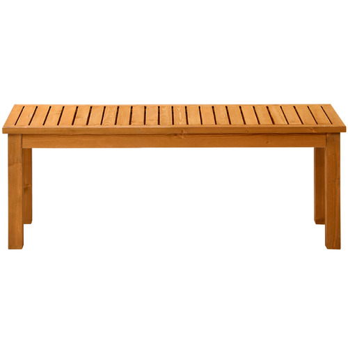Lilia Fir Wood Garden Bench