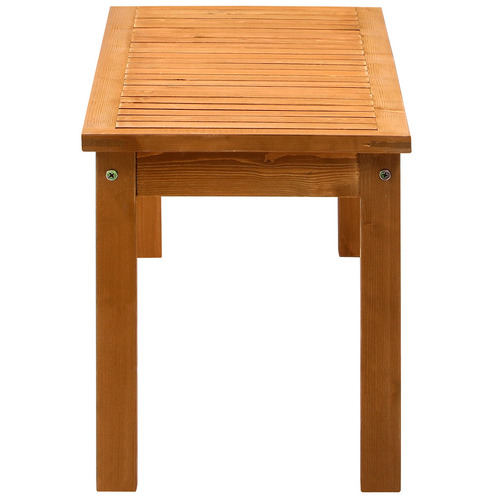 Lilia Fir Wood Garden Bench