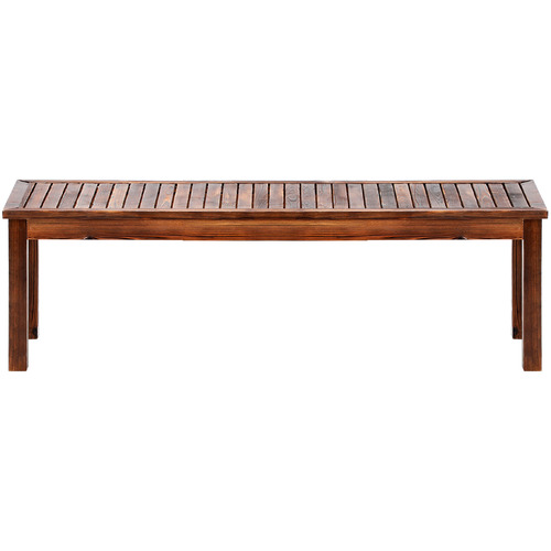 Lilia Fir Wood Garden Bench