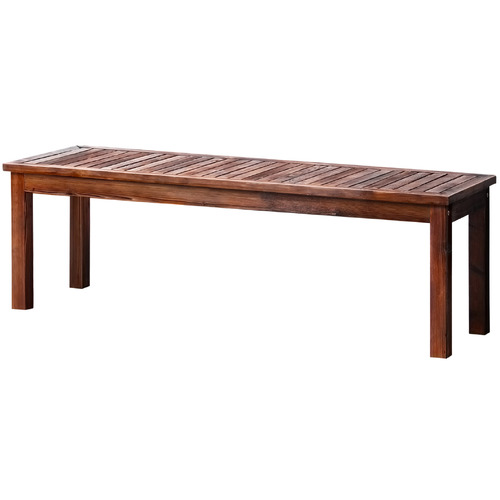 Lilia Fir Wood Garden Bench