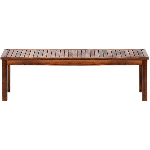 Lilia Fir Wood Garden Bench