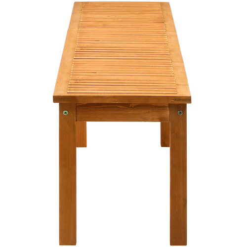 Lilia Fir Wood Garden Bench