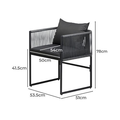 2 Seater Kristine Outdoor Bistro Set