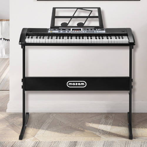 Mazam Kids' 61 Keys Electronic Keyboard with Stand