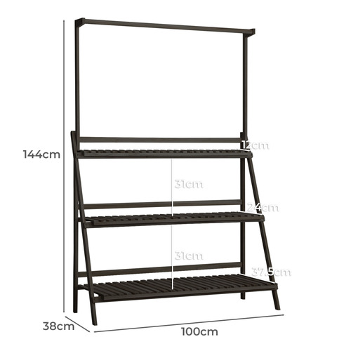 Felicia 3 Tier Foldable Plant Stand