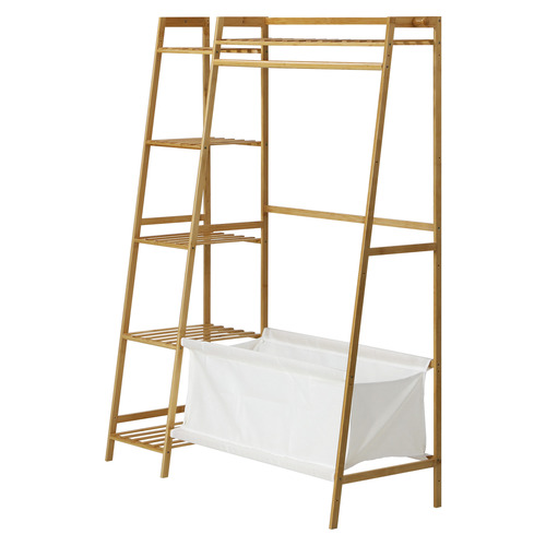 Devyn Bamboo Clothing Rack