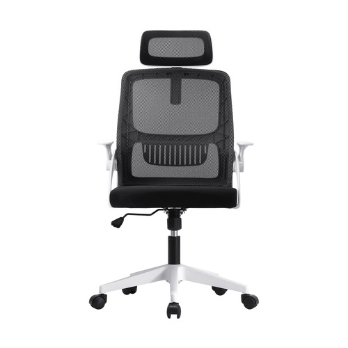 White & Black Horatio Mesh Executive & Gaming Office Chair