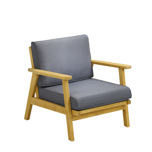 Devi Fir Wood Outdoor Armchair