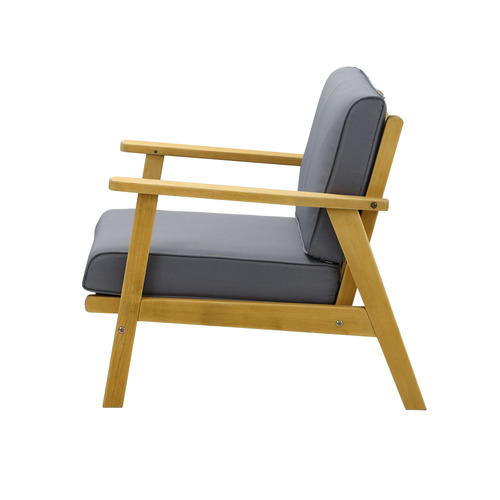 Devi Fir Wood Outdoor Armchair
