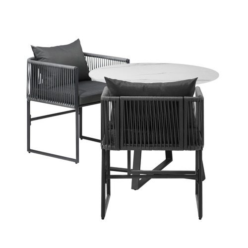 2 Seater 73cm Leon Outdoor Dining Set
