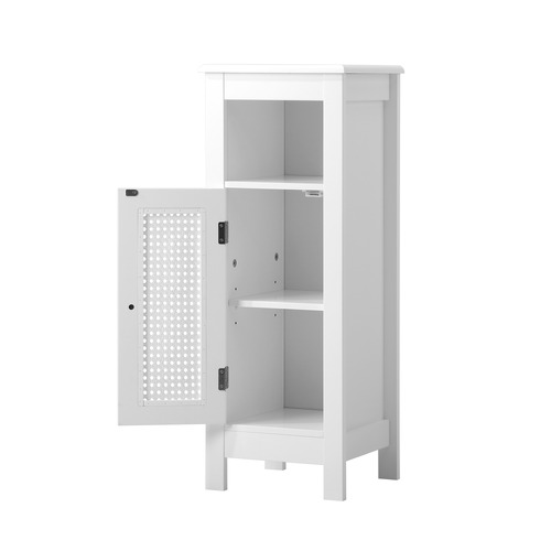 80cm Begum Rattan 1 Door Bathroom Cabinet